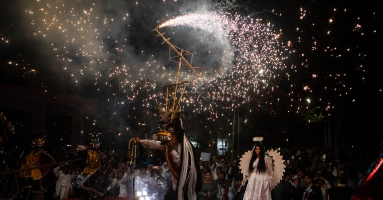 Cheers, Chants and a ‘Dance of the Little Devils’ for Pope Leo in Peru