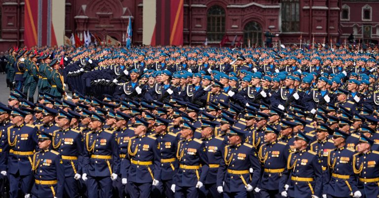 On Red Square, Putin Enlists Russian Pride for His War in Ukraine