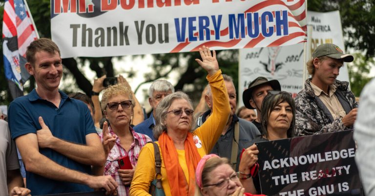 Trump Officials Seek to Bring First White Afrikaner Refugees to U.S. Next Week